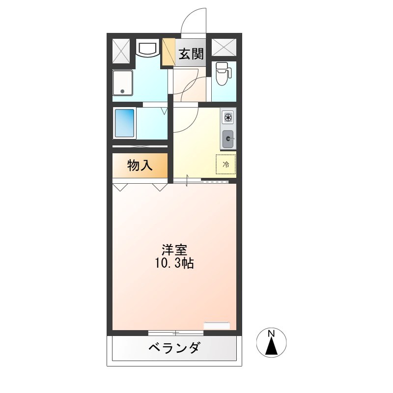 栄マンション  間取り図