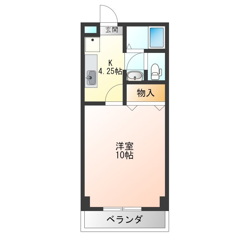 メゾンロイヤルつるた 308号室 間取り