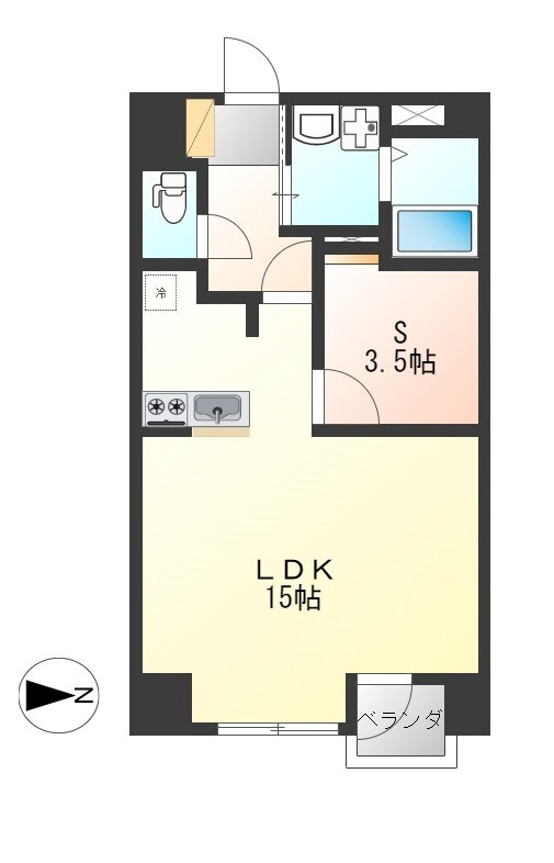 ウィンクラッセ 202号室 間取り