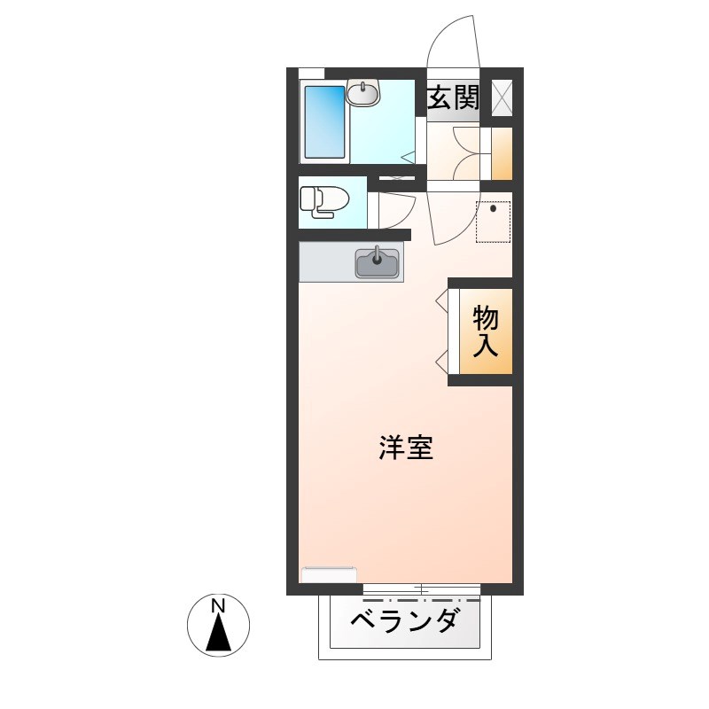 ヴィブレⅡ 203号室 間取り