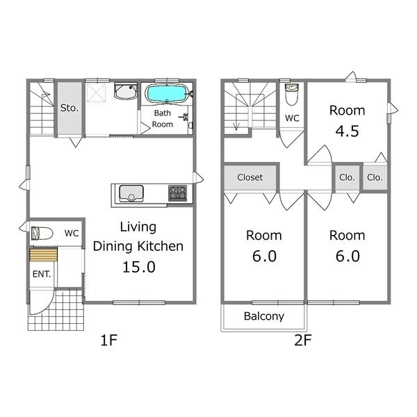 東峰町戸建  間取り