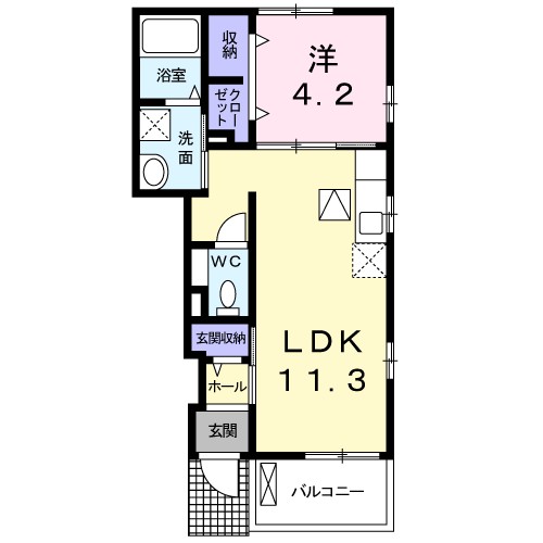 Ｎ・Ｇ・Ｃ８９ハウス 102号室 間取り