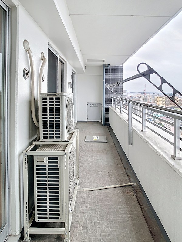 レーベンハイム宇都宮タワーズイースト  ベランダ