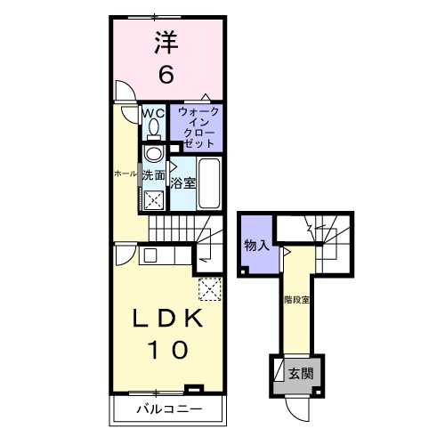 エレガンス　メゾン　Ⅱ 202号室 間取り