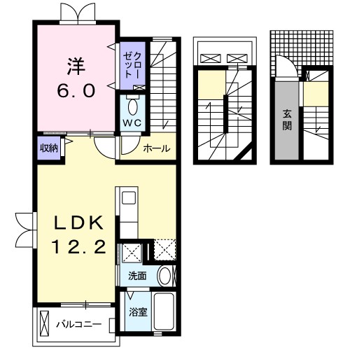 Ｓｏｌａｎａ　城東 305号室 間取り