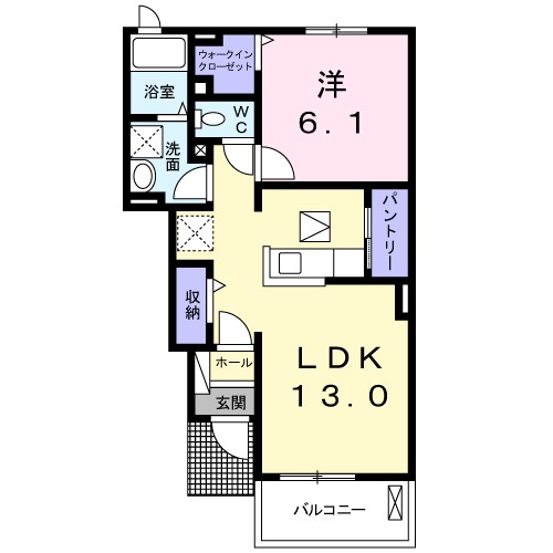 マーベラス・ブライト 103号室 間取り