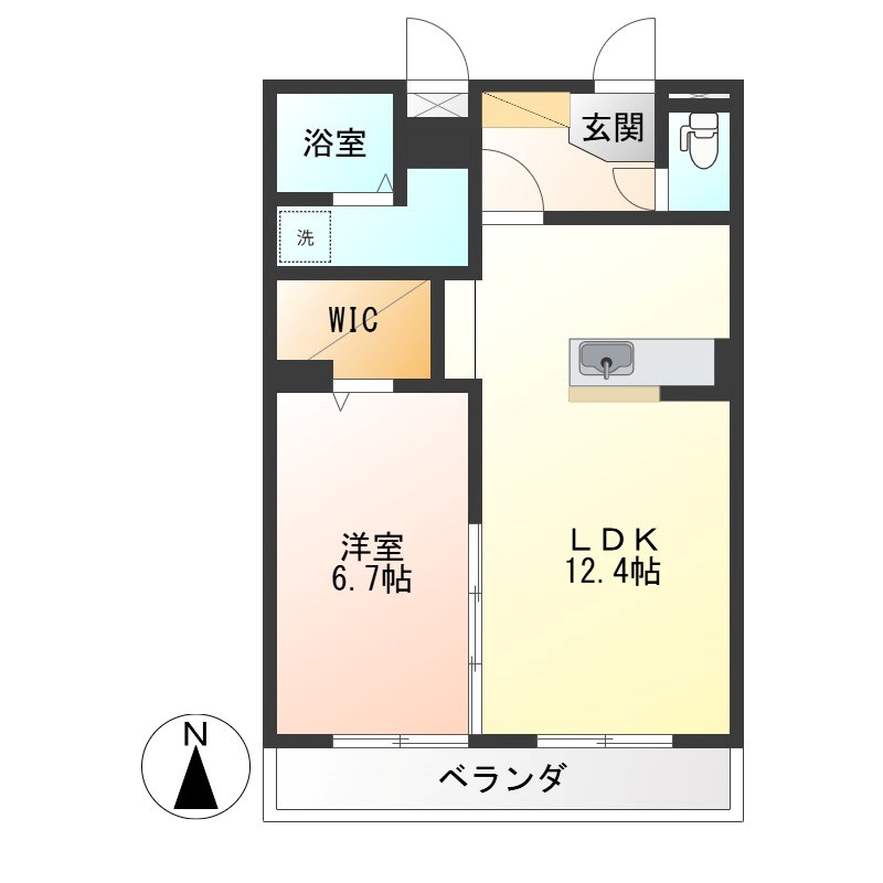 ARC Hills Ｃ 302号室 間取り