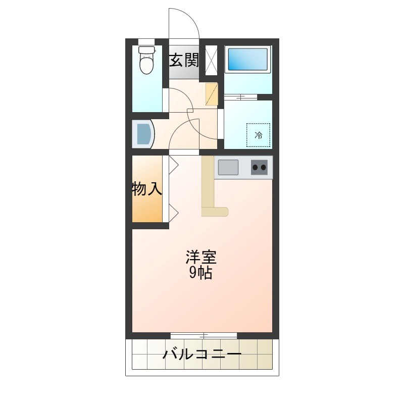 Ｋ・Ｙコーポ 間取り図