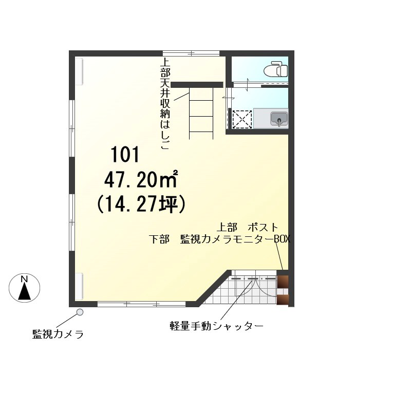 ロイヤル金信Ⅴ 西号室 間取り