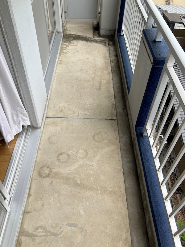 南晒屋コーポ ベランダ