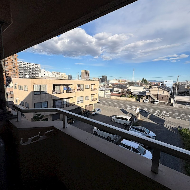 岩木ハイツ ベランダ