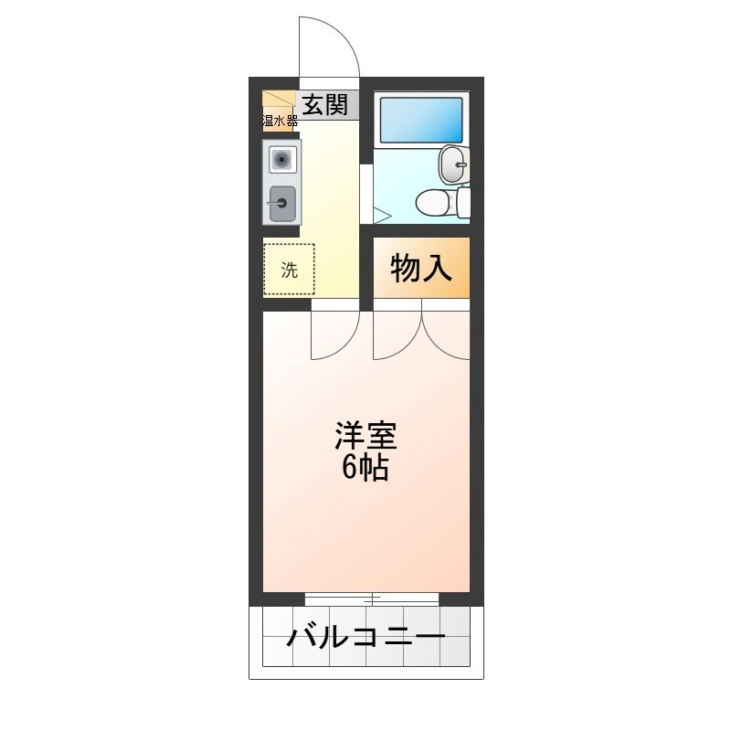足利第2レジデンス 305号室 間取り