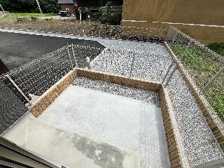 石井町新築アパート ベランダ