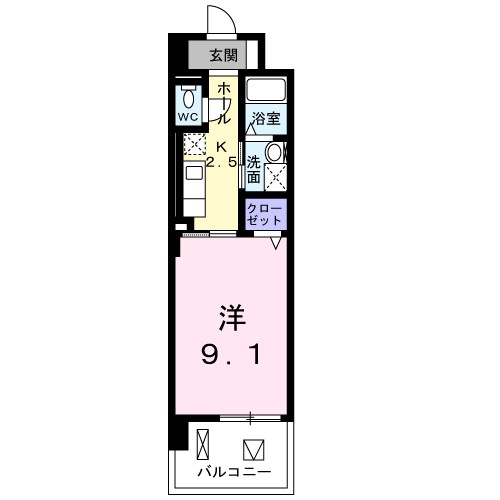 パークレジデンス小山 304号室 間取り