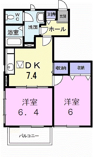スウィート　リークＡ 103号室 間取り