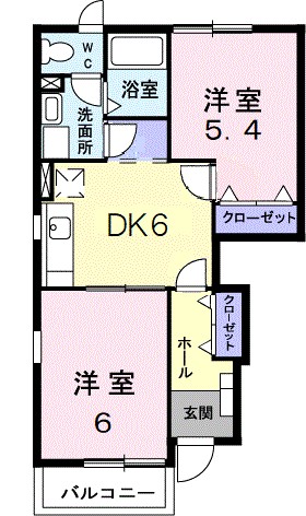 プロムナードＡ 101号室 間取り
