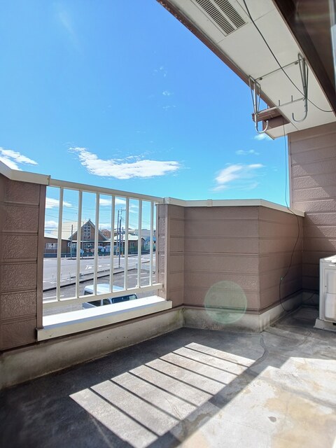 メルベーユＢ ベランダ