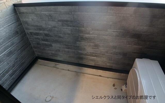 若松原３丁目アパート ベランダ