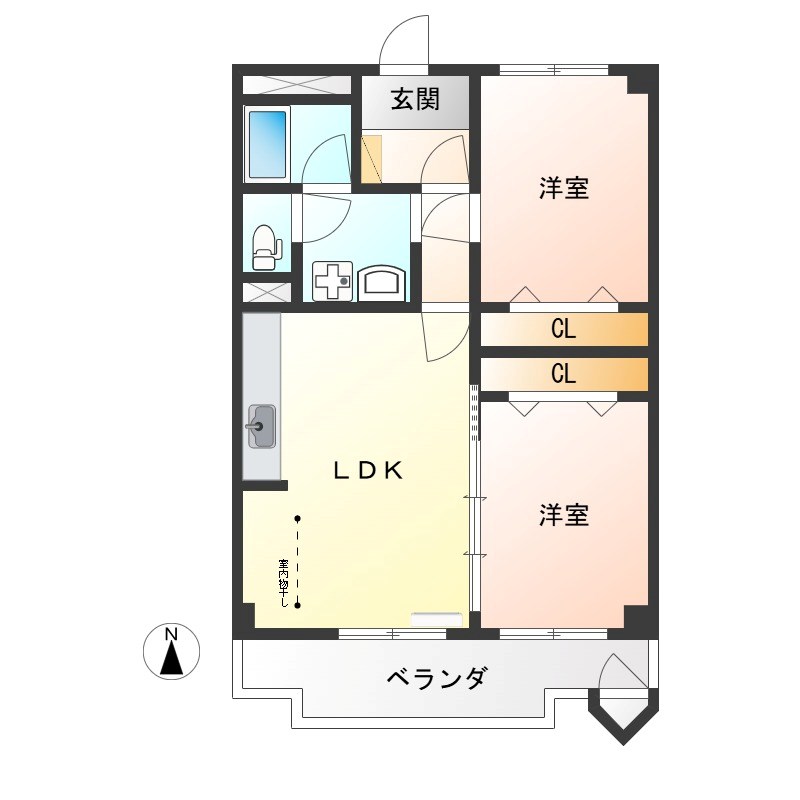 カーサ・エルドラード 605号室 間取り
