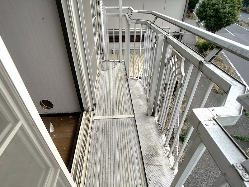 根金貸家 ベランダ