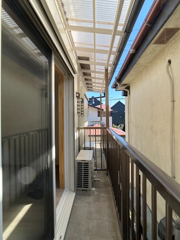 タマダハイツB ベランダ