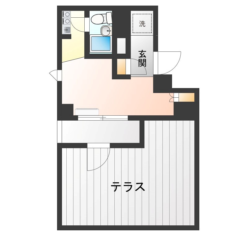 メゾン・ド・ユニヴェール 507号室 間取り