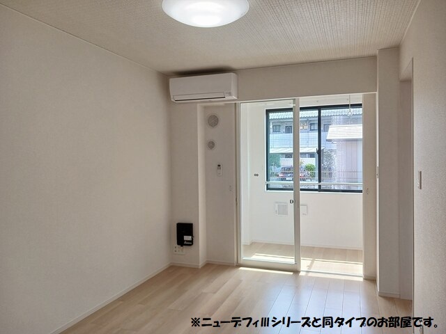 雀宮町アパート リビング