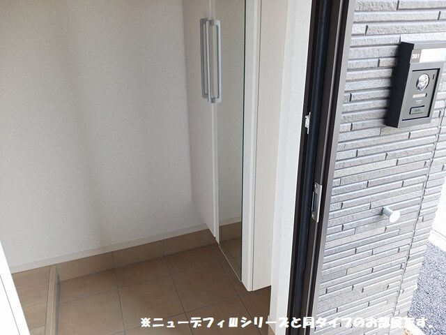 雀宮町アパート 玄関