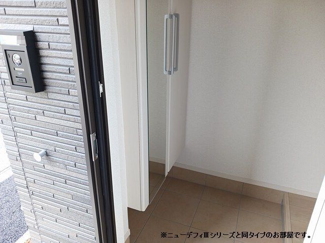 雀宮町アパート 玄関