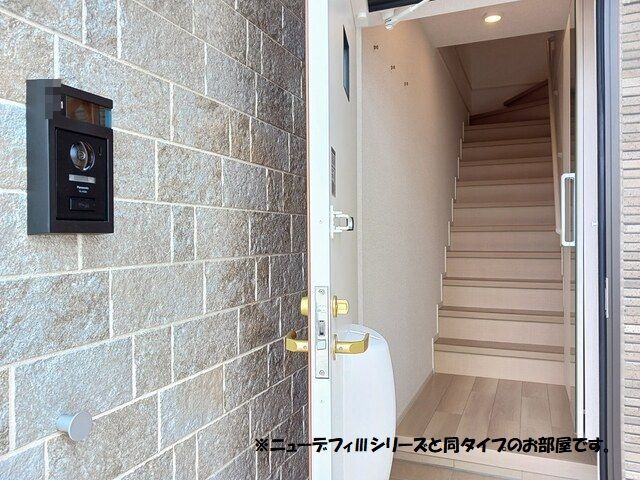 雀宮町アパート 玄関