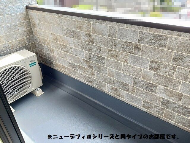 雀宮町アパート ベランダ