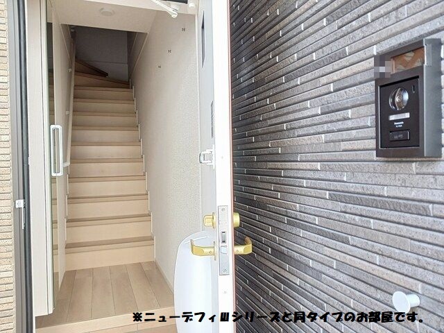 雀宮町アパート 玄関