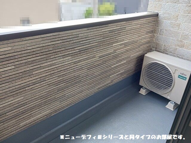 雀宮町アパート ベランダ