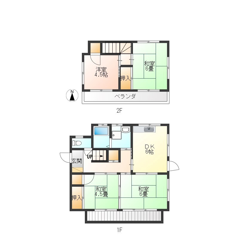 市貝町住宅 間取り