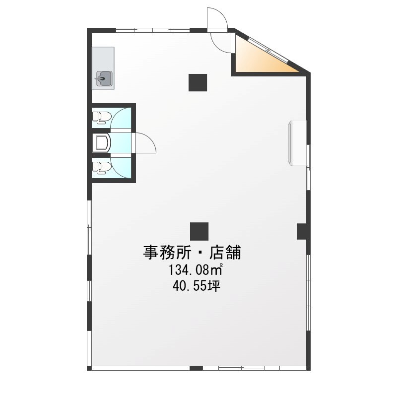 泉が丘６丁目テナント 1F号室 間取り