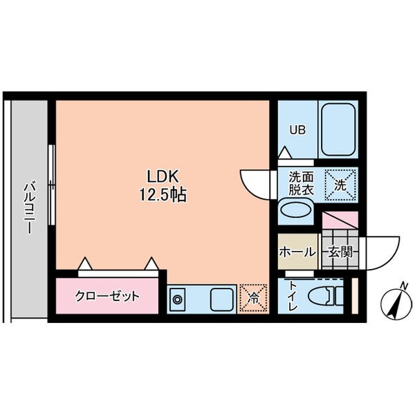 Villa　Poire　(ヴィラポワール) 302号室 間取り