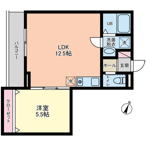 Villa　Poire　(ヴィラポワール) 201号室 間取り