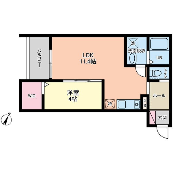 Villa　Poire　(ヴィラポワール) 303号室 間取り