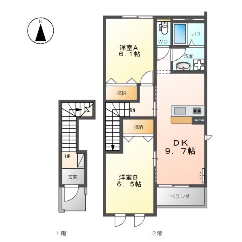 サンシャインハウスＡ 間取り