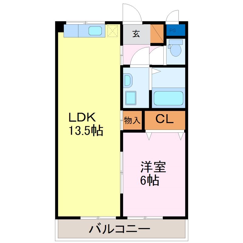 ハイム88E 203号室 間取り