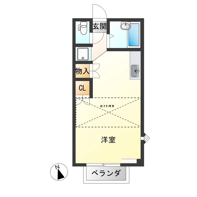 リクラス・メッツサンヒル 205号室 間取り