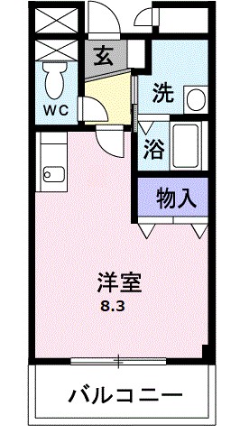 グレイスヴィラ 205号室 間取り