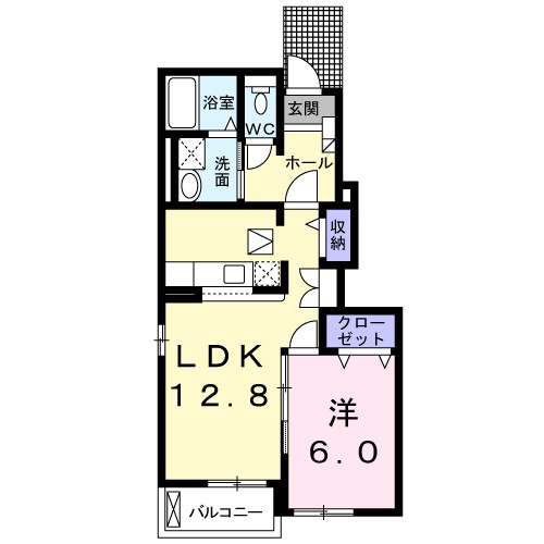 ビンタンⅡ 102号室 間取り