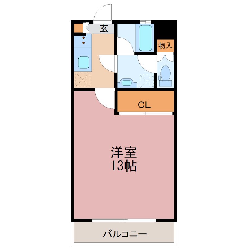 カーサコリーナ 202号室 間取り