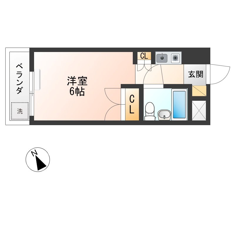 エトワール宇都宮第５ 403号室 間取り