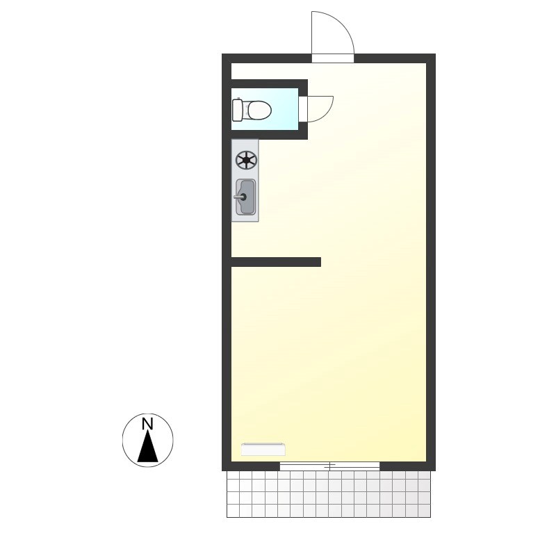 大吉ビル 103号室 間取り