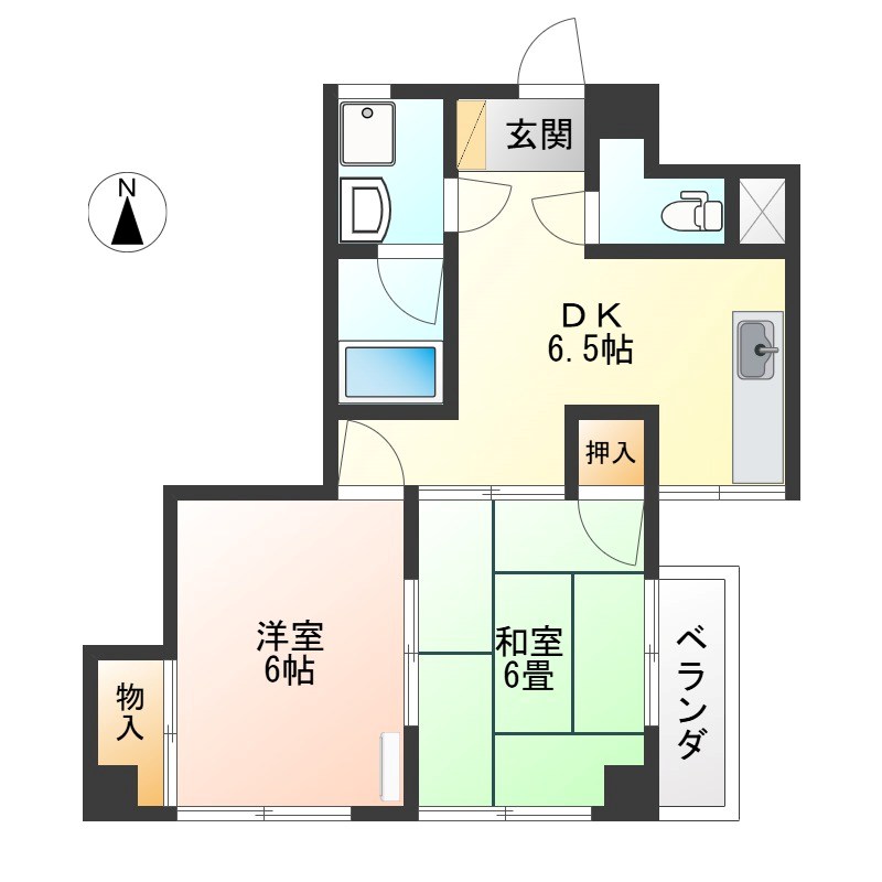 SMAT　BLDG 402号室 間取り