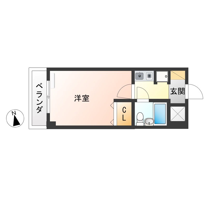 ライオンズマンション宇都宮一番町 104号室 間取り