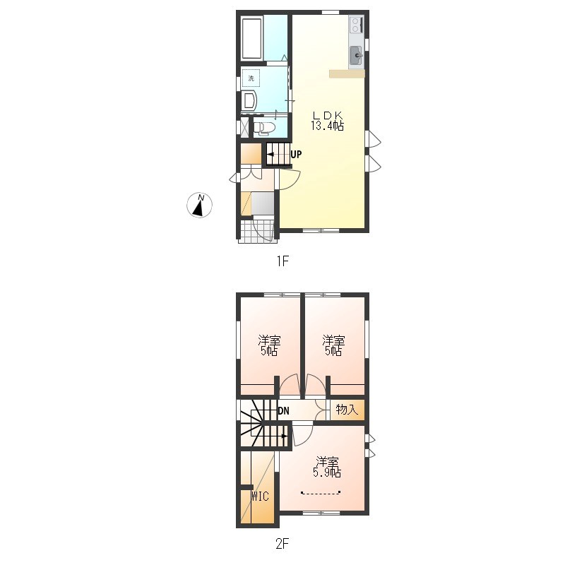 M's Place（DEFG棟） 間取り