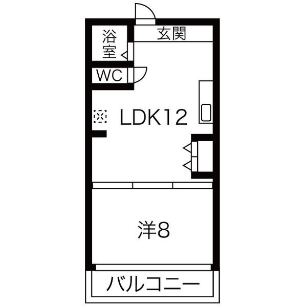イビサ 20号室 間取り